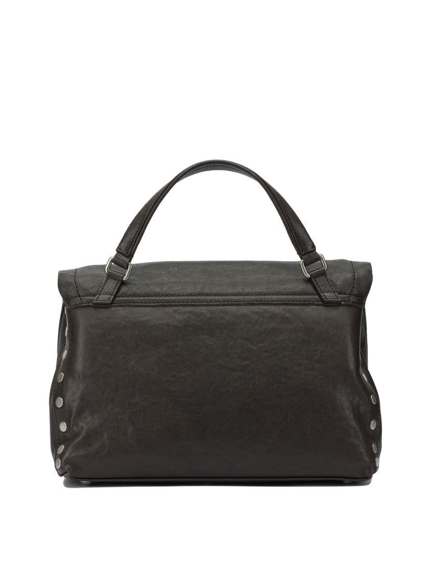 Zanellato Structured Leather Handbag With Silver-Tone Hardware