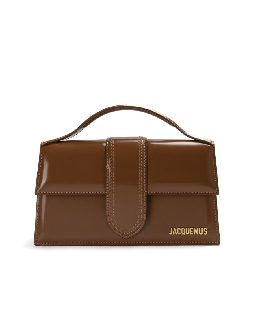 Jacquemus Le Grand Bambino Patent Leather Handbag With Adjustable Strap