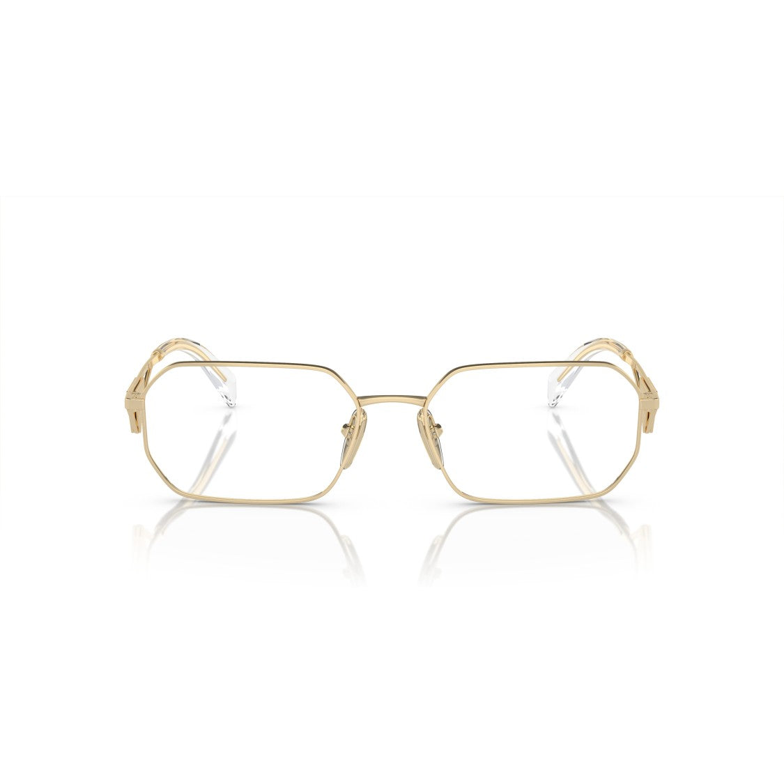 Prada 0Pr A53v Geometric Rectangular Metal Sunglasses