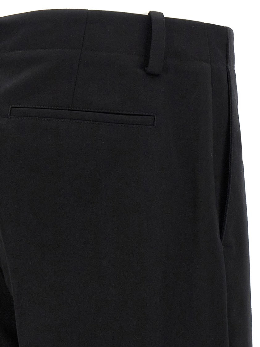 Moncler Genius Tailored Black Gabardine Trousers