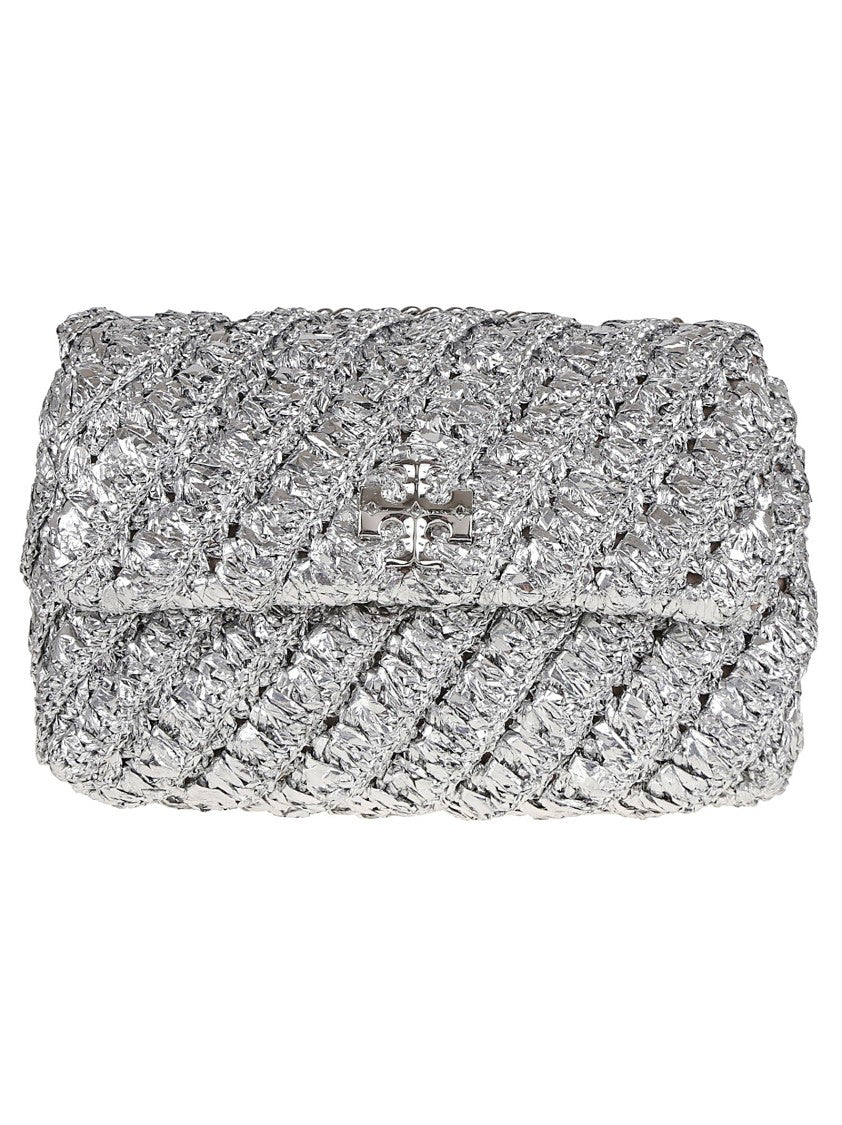 Tory Burch Kira Woven Small Convertible Shoulder Bag