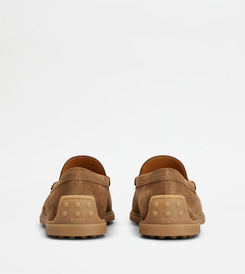 Tod's Gomma 78L Calfskin Loafers – Light Brown