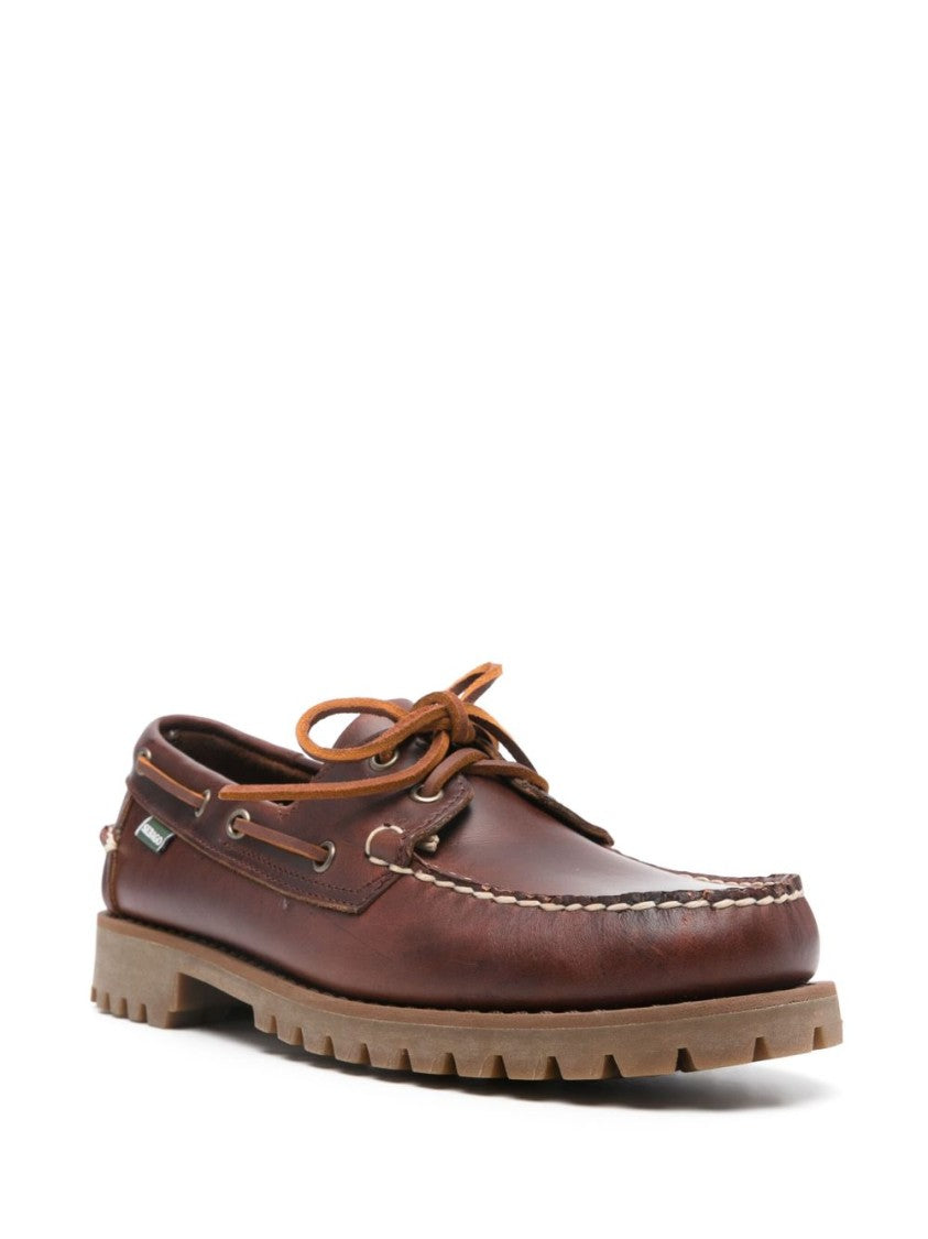 Sebago Classic Moccasin Brown Leather Loafers