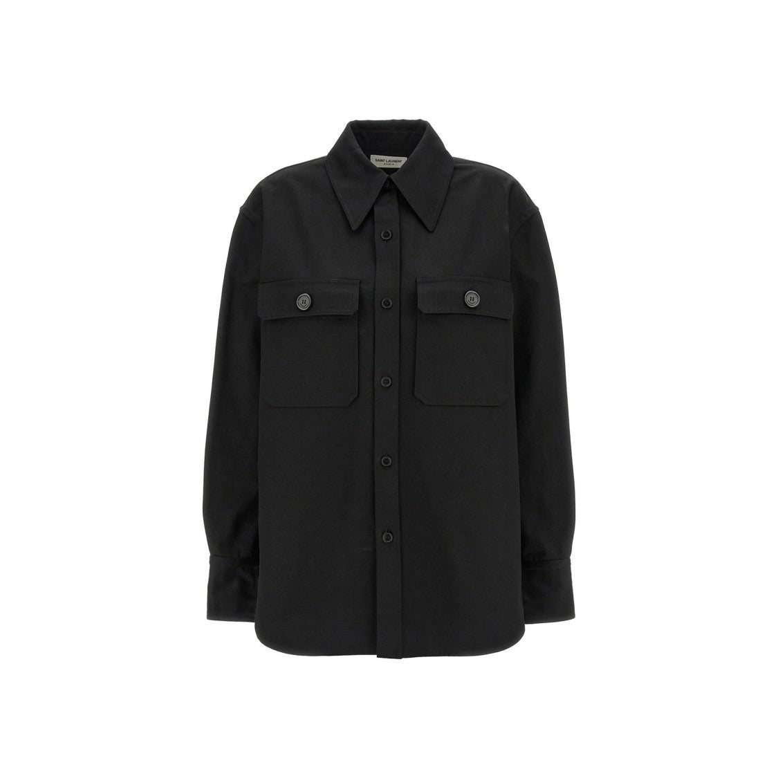 Saint Laurent Black Cotton Shirt