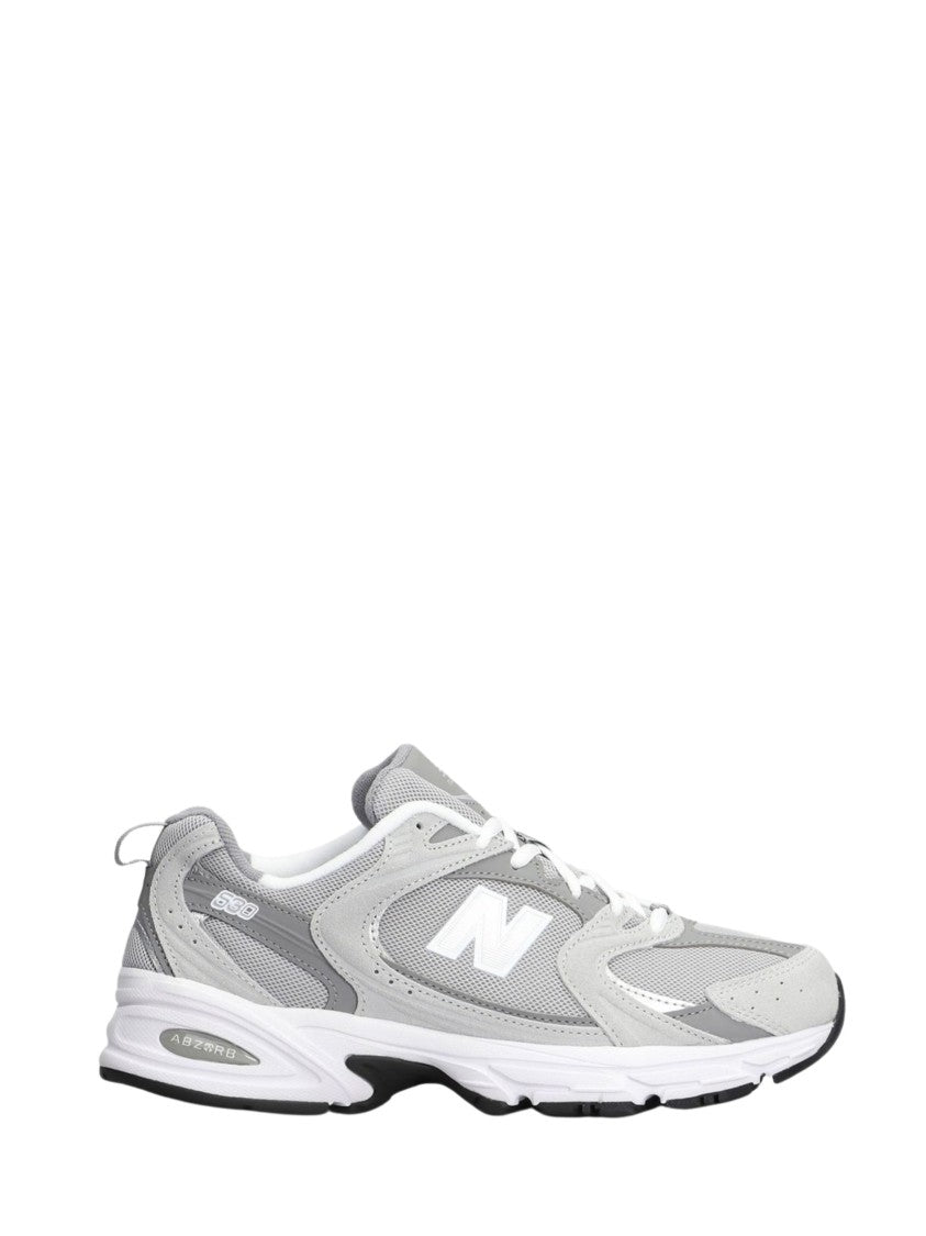 New Balance Grey Cushioned Heel Mesh Sneakers