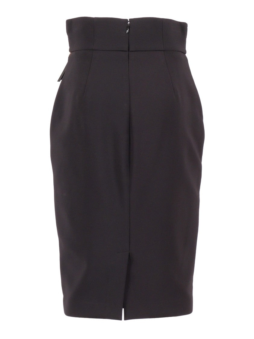 Elisabetta Franchi Pencil Skirt With High Waist