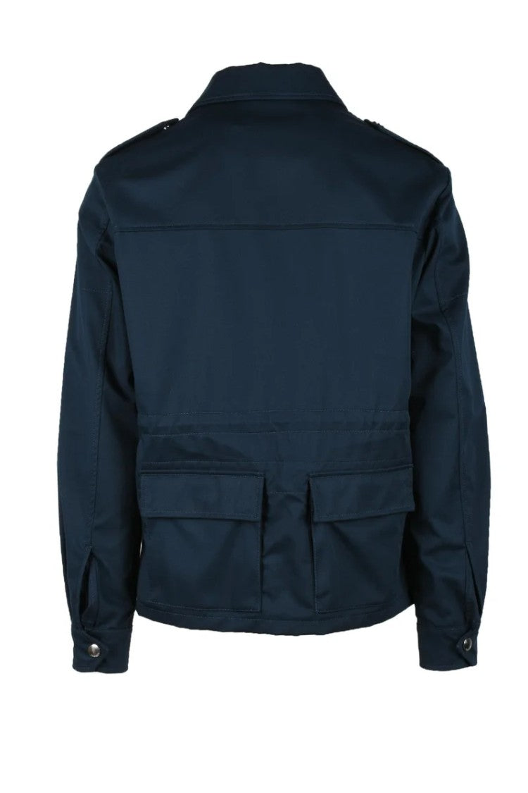 Seafarer Structured Saharan Jacket With Snap Closure
