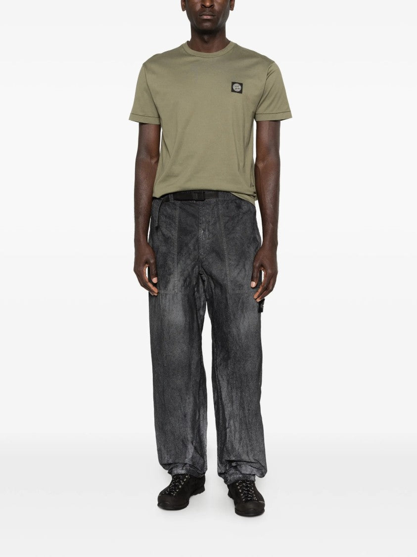 Stone Island Olive Green T-Shirt Crew Neck Tee