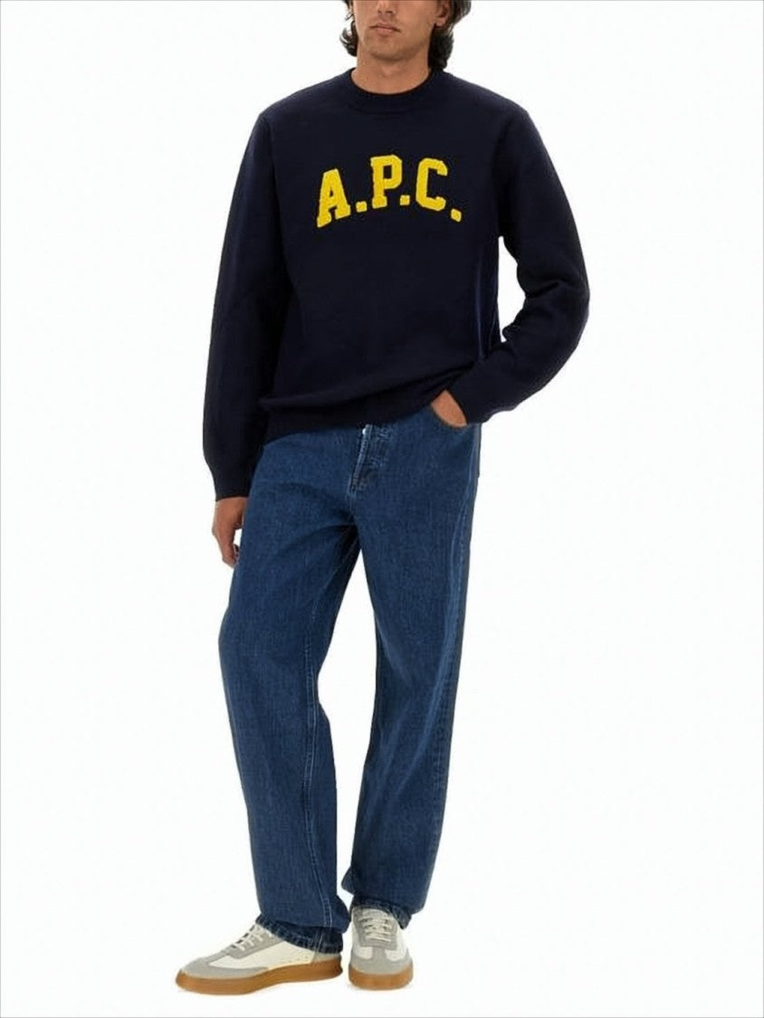 A.P.C. Straight-Leg Denim Pants With Mid-Rise Waist