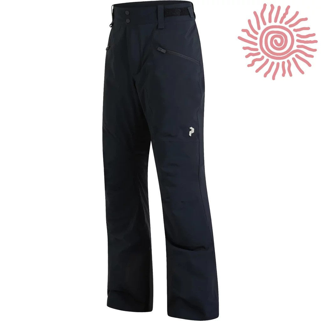 Peak Performance Embroidered-Logo Straight Trousers
