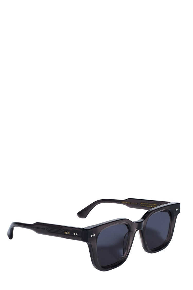 District People Vaxholm Grey Rectangular Blue Lens Sunglasses