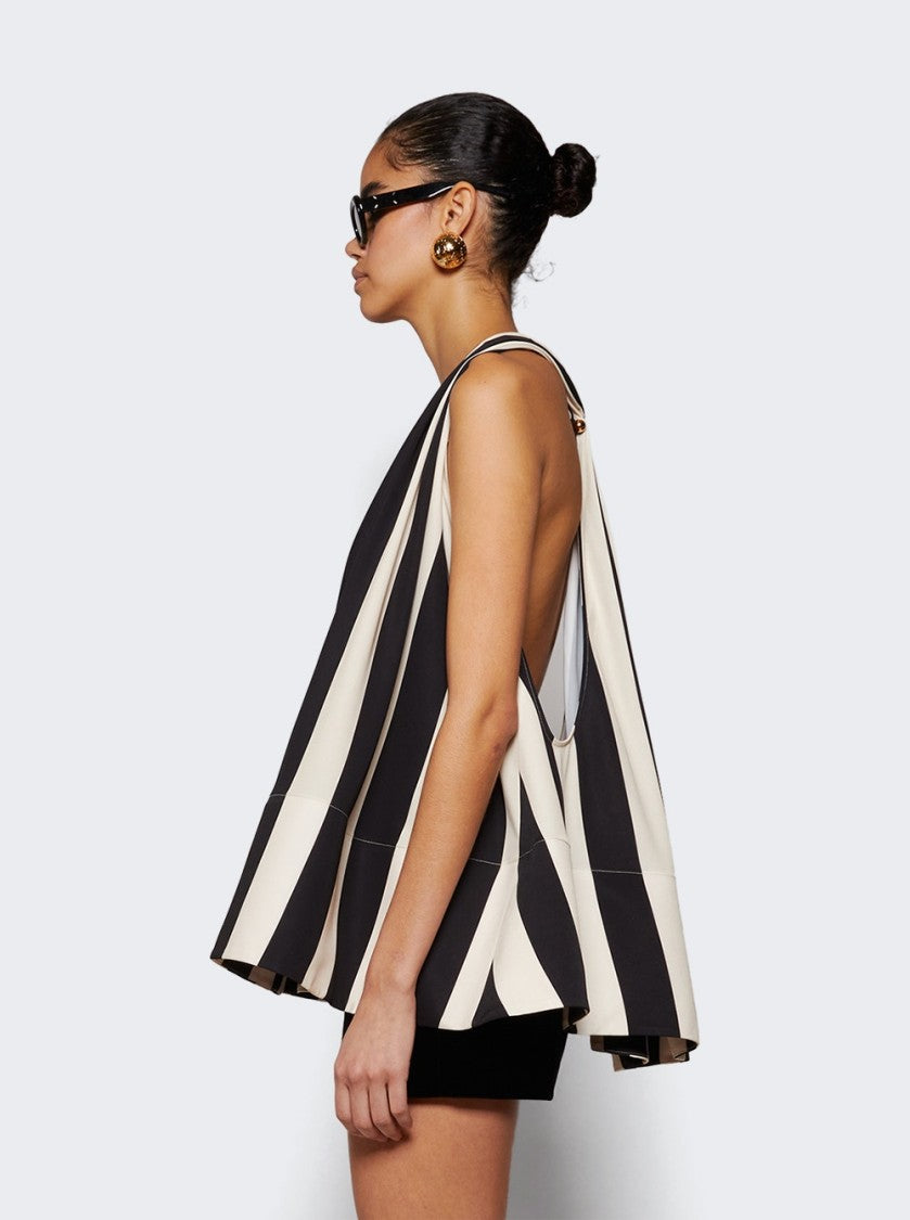 Jacquemus Norma Top Print Sunshade Stripes