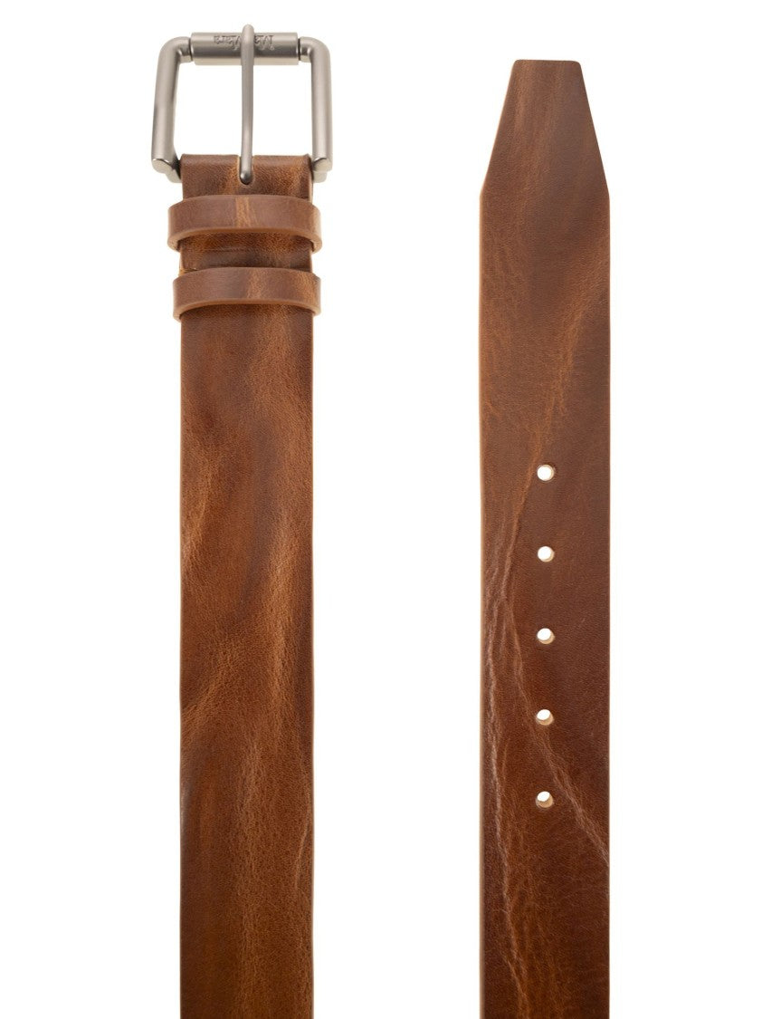 Max Mara Buckle40xlong - Long Leather Belt