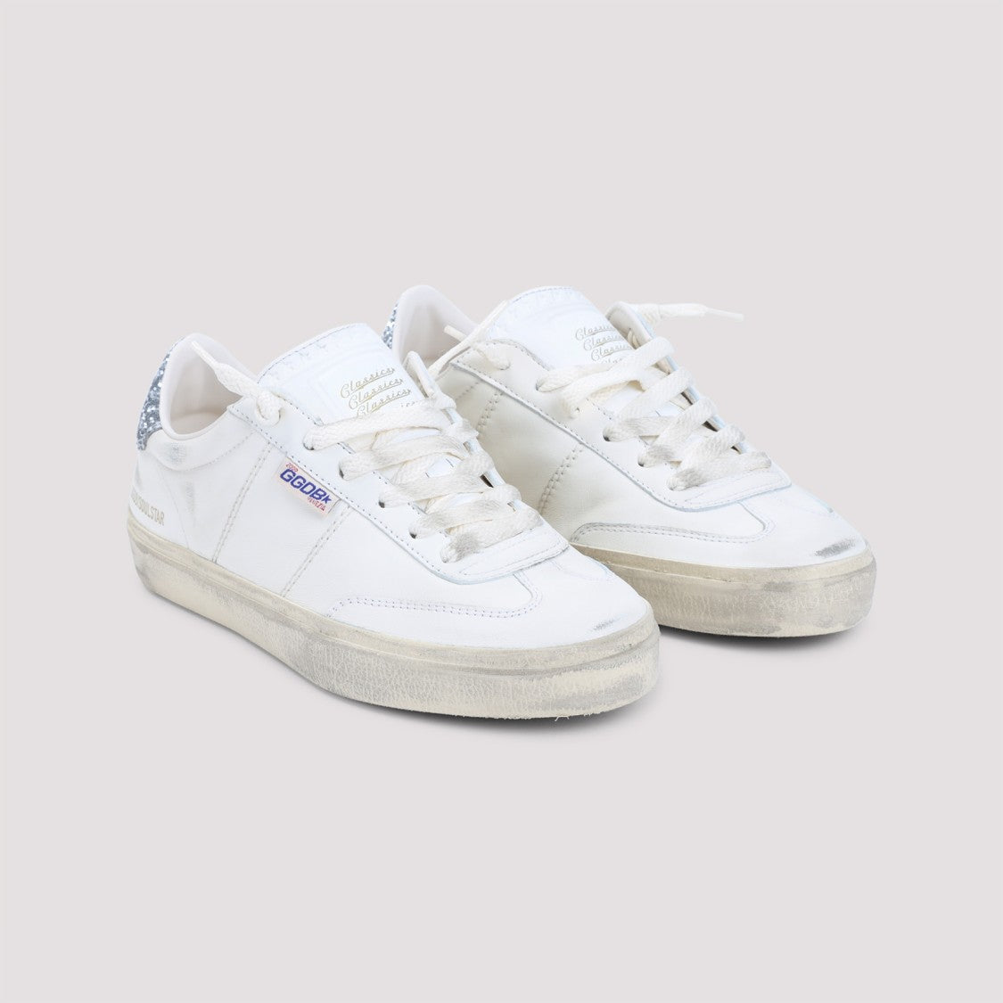 Golden Goose White Cow Leather Soul Star Sneakers