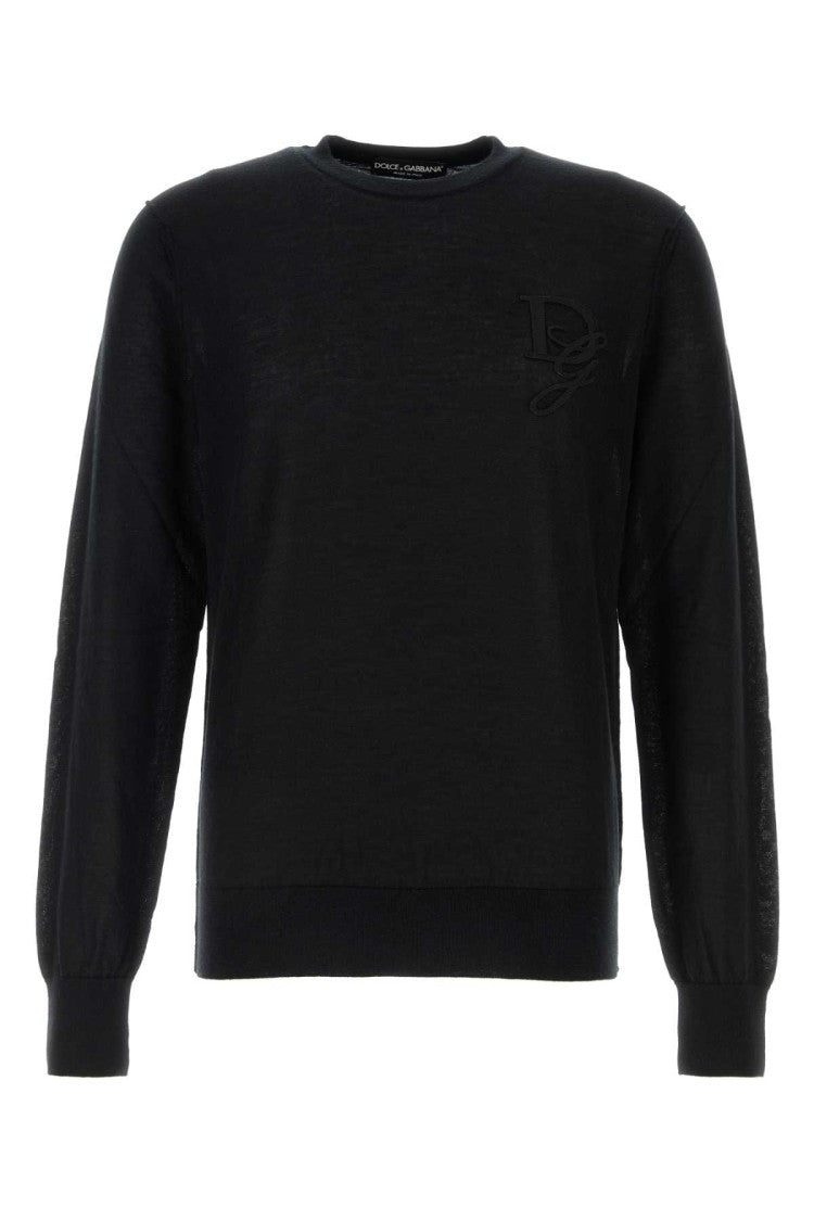Dolce & Gabbana Black Cashmere Sweater