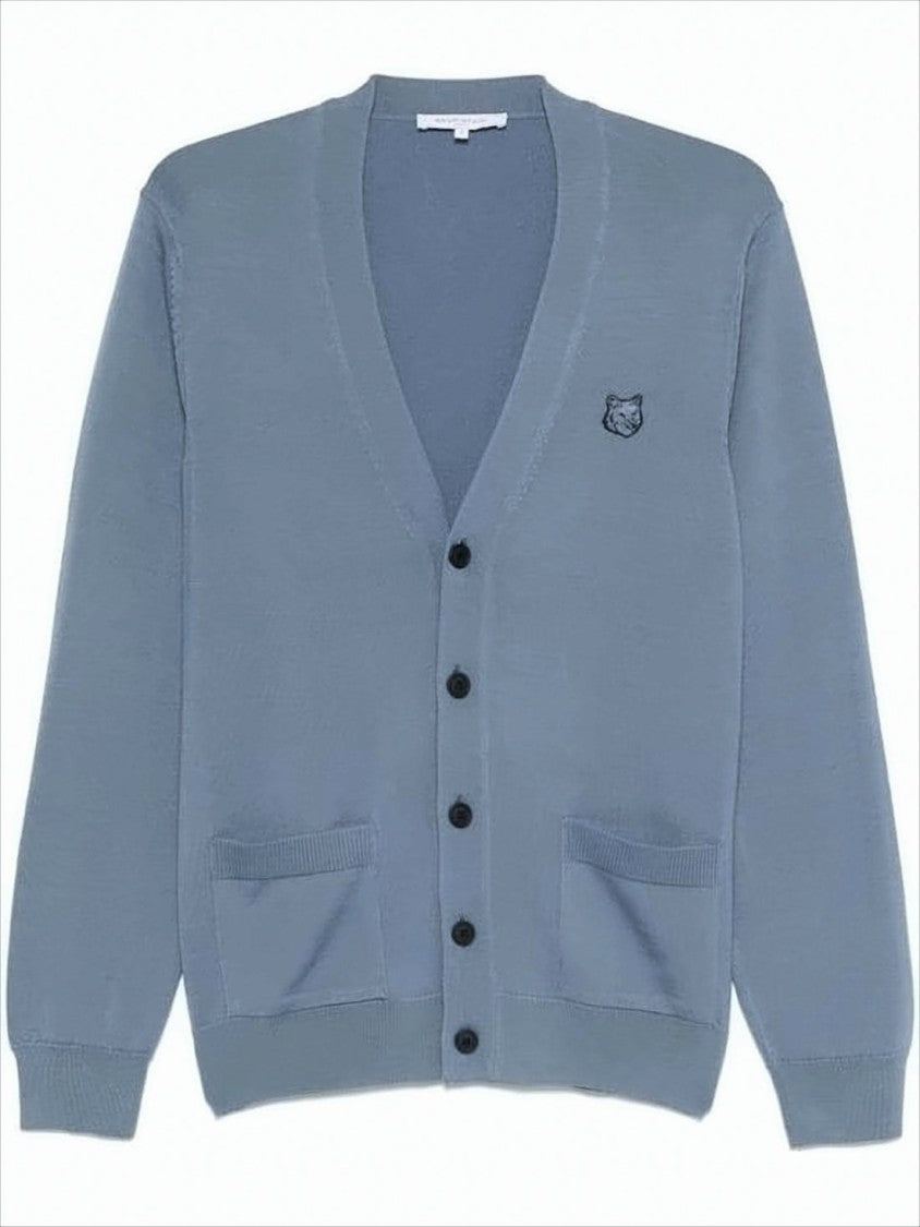 Maison Kitsuné Relaxed-Fit Wool Cardigan