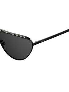 Moschino Cat-Eye Sunglasses With Lightweight Black Metal Frame