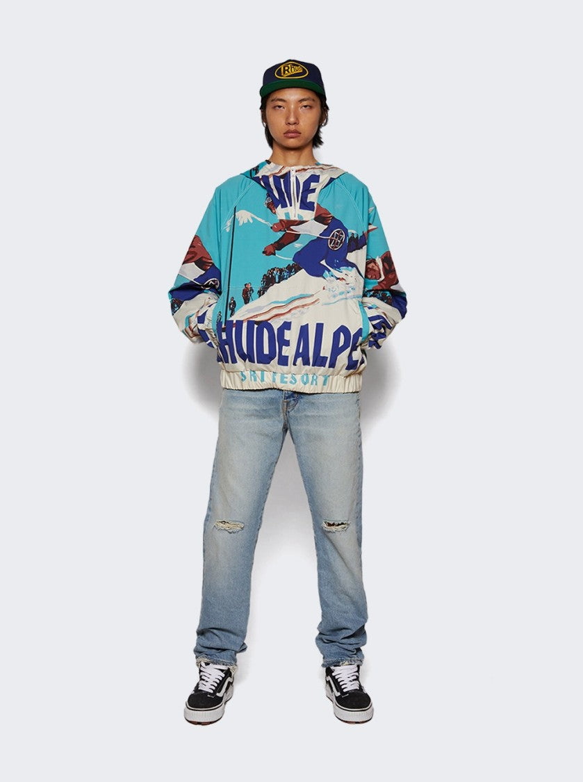 Rhude Deux Resort Anorak Jacket Blue