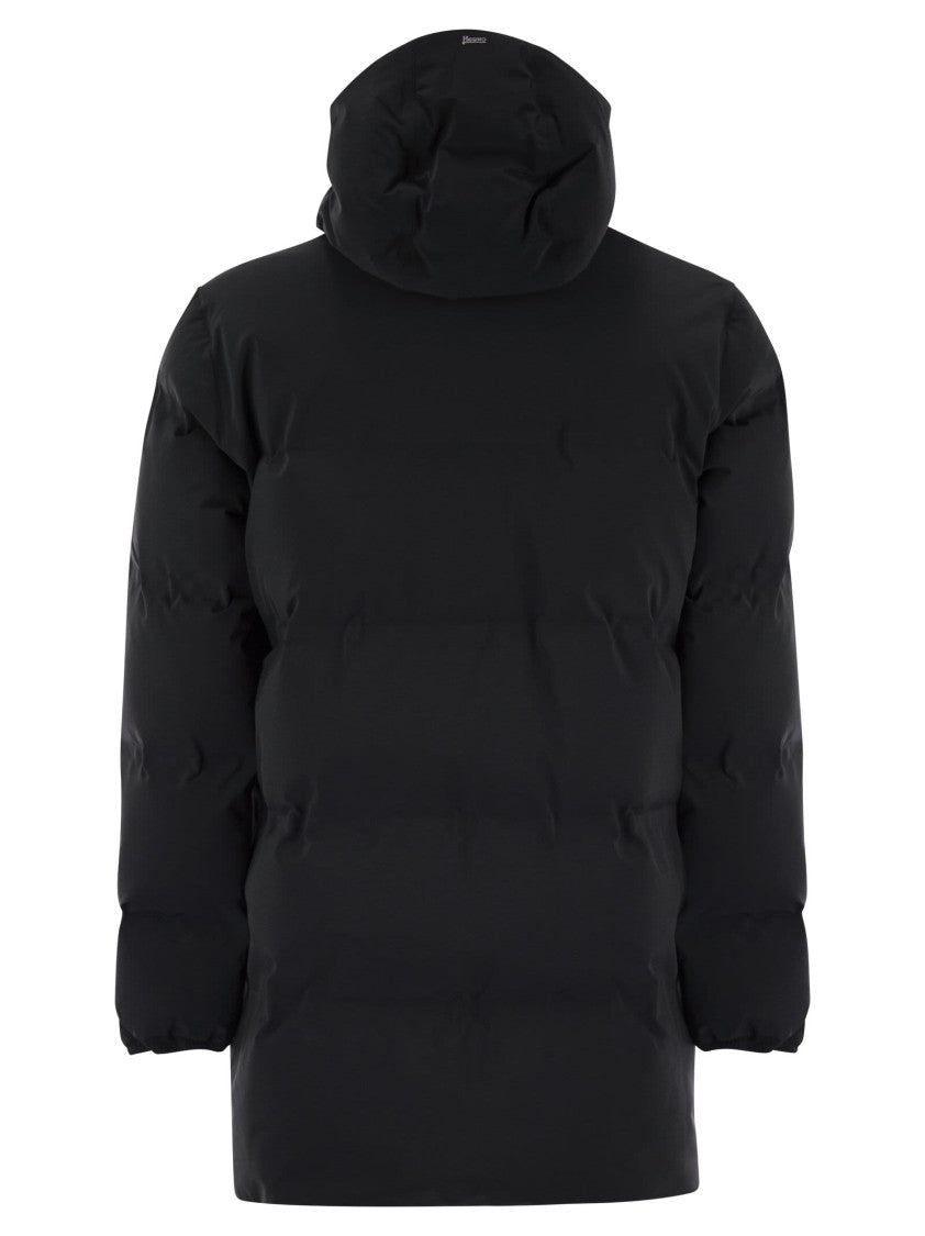 Herno New Impact Long Down Jacket With Hood