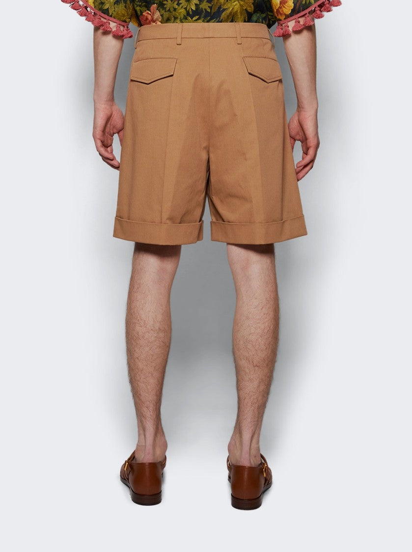 Valentino Bermuda Shorts Light Camel