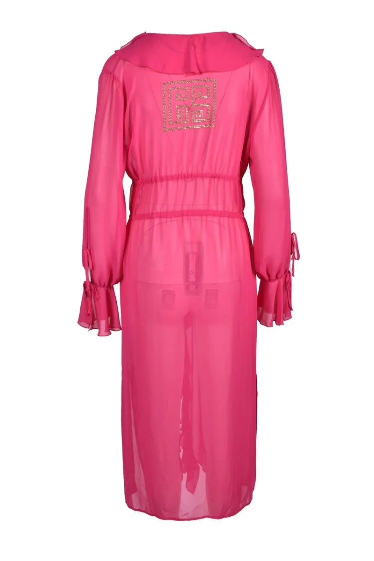 Gil Santucci Fuchsia Polyester Dress