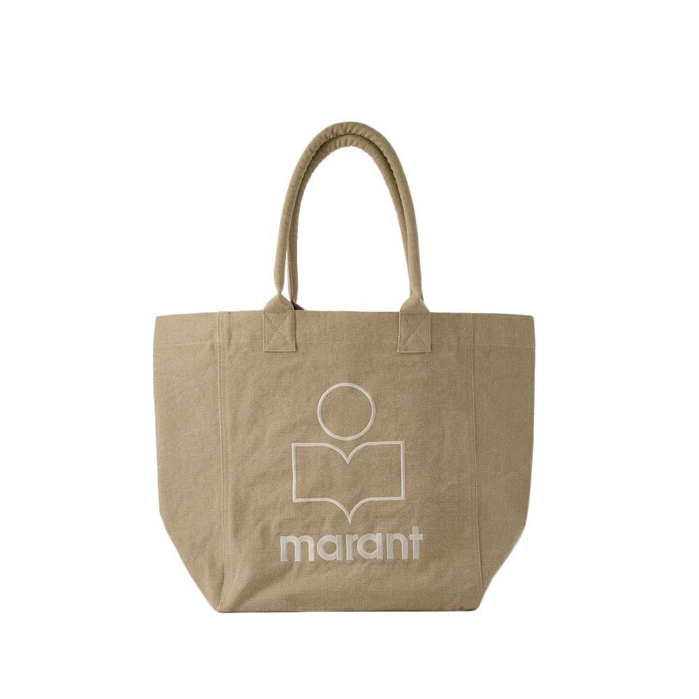 Isabel Marant Yenky Gz Tote Bag - Cotton - Beige