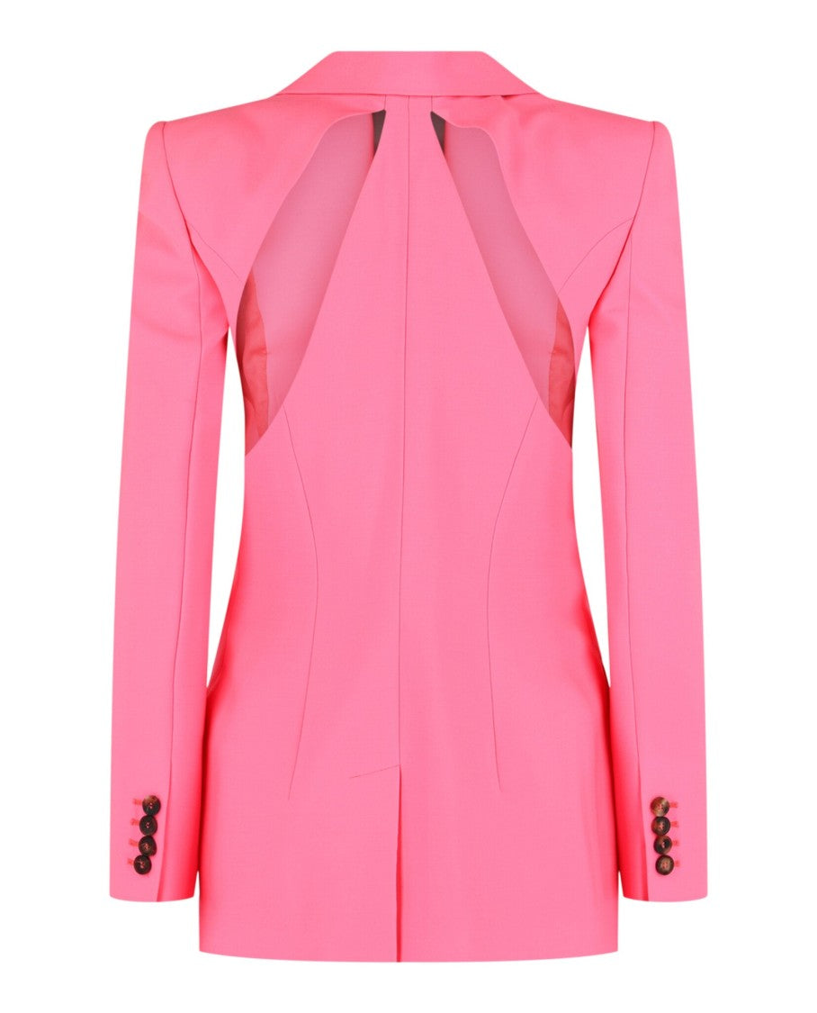 Alexander Mcqueen Slashed Single-Breasted Blazer