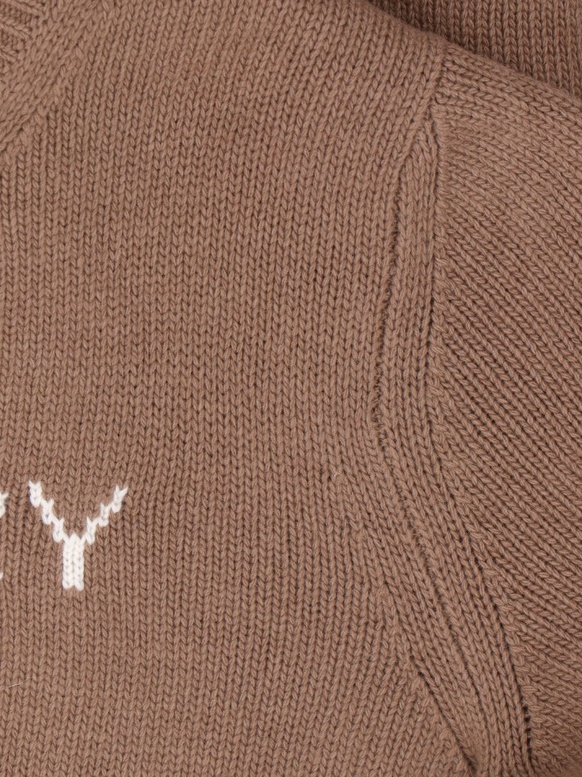 Burberry "Ekd" Wool And Cashmere Sweater – Beige
