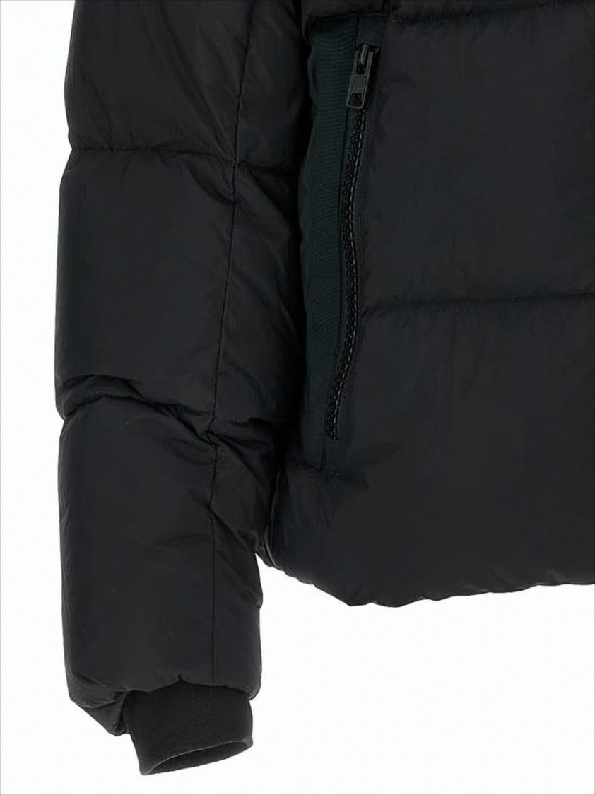 Canada Goose Quilted Padded Jacket With High Collar And Hood