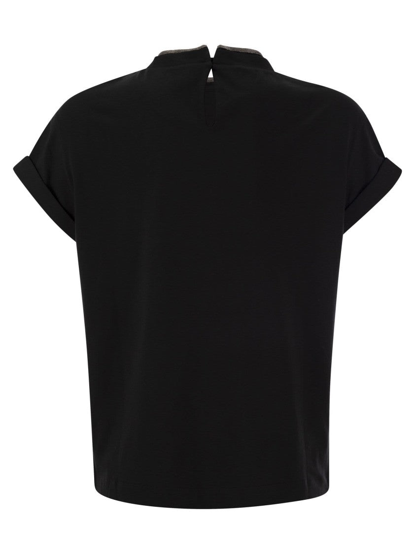 Brunello Cucinelli Stretch Cotton Jersey T-Shirt