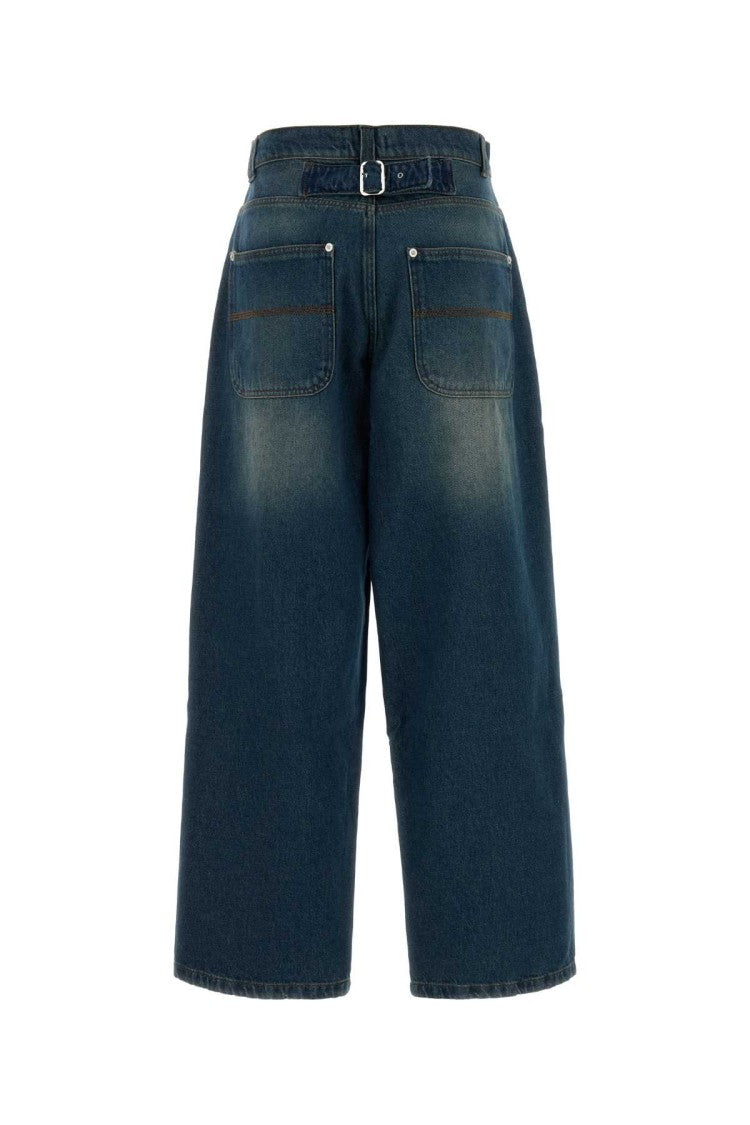 Gimaguas Denim Back Wide-Leg Jeans