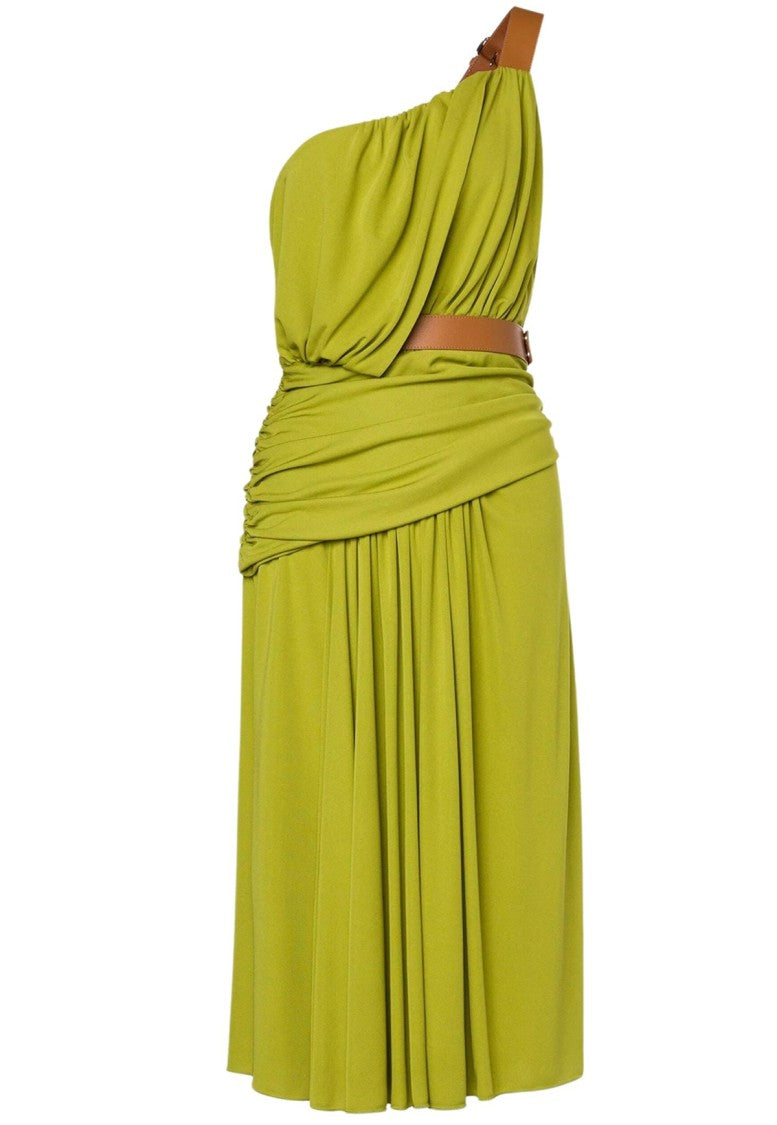 Alberta Ferretti Green Midi Dress