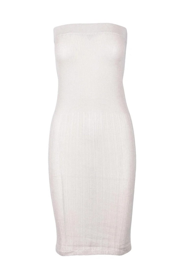 Wild Cashmere Silk Cashmere Dress - Beige
