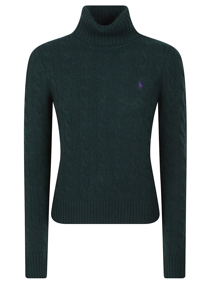 Polo Ralph Lauren Cable Knit Long-Sleeve Turtleneck Sweater