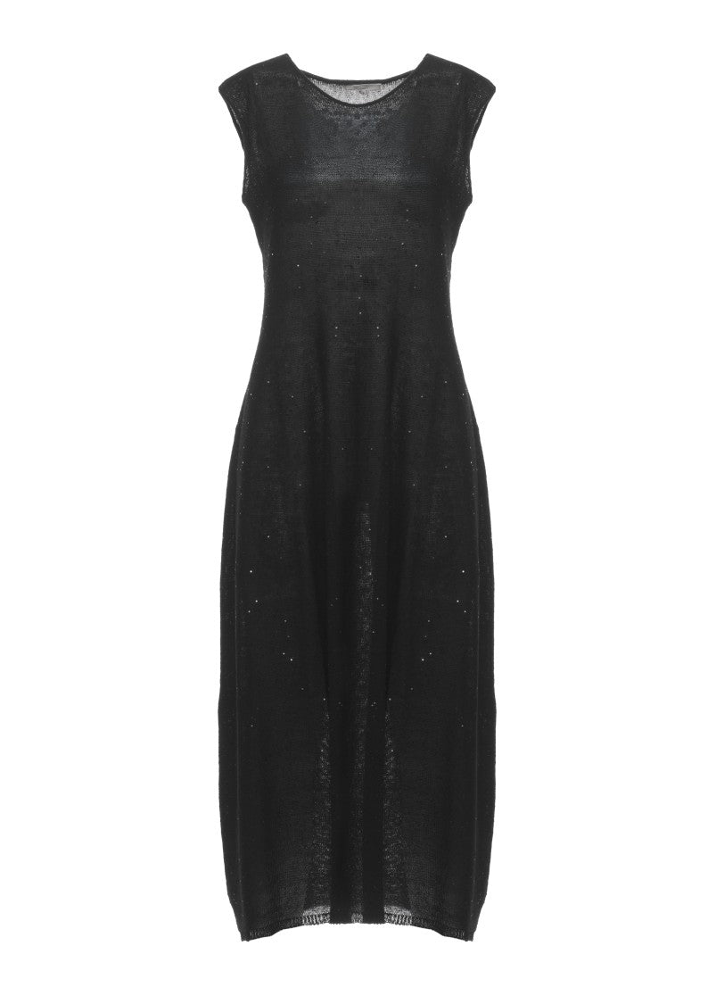 Antonelli Firenze Midi Dress With All-Over Sequin Embellishment