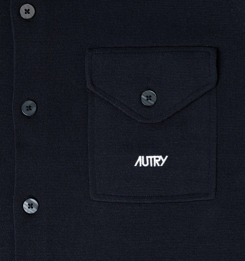 Autry Regular Fit Autry Blue Overshirt