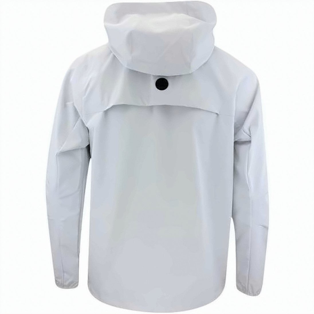 Nike Lightweight White Hooded Pullover With Half-Zip