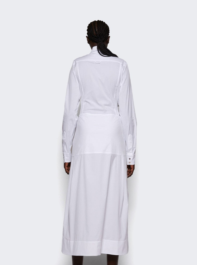 Rabanne Tie-Waist Dress - White