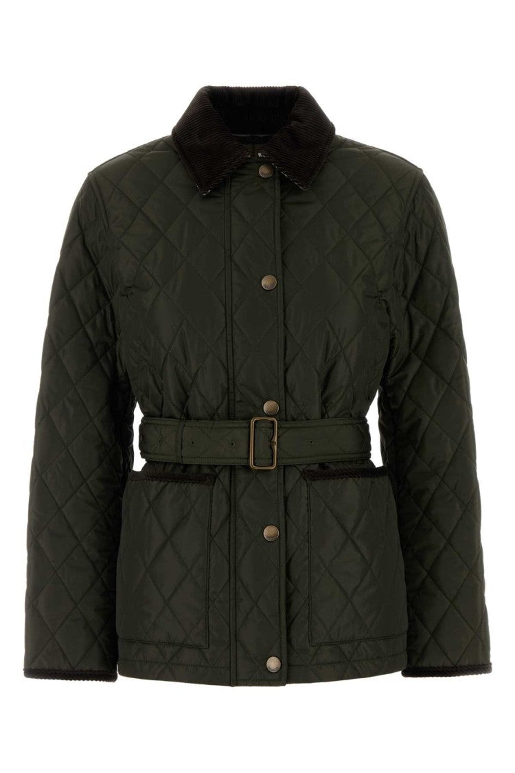 Burberry Olive Green Nylon Jacket