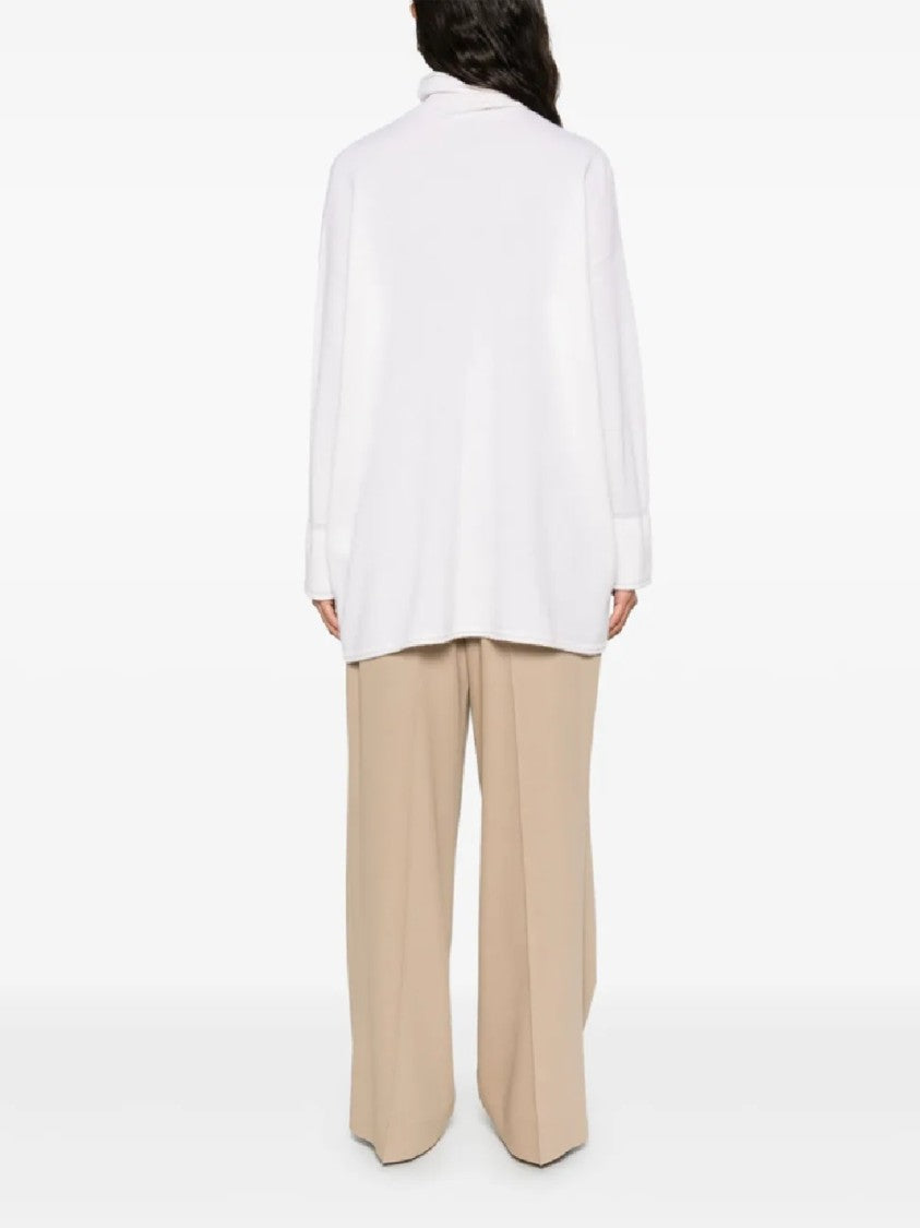 Max Mara High Neck Cashmere Top