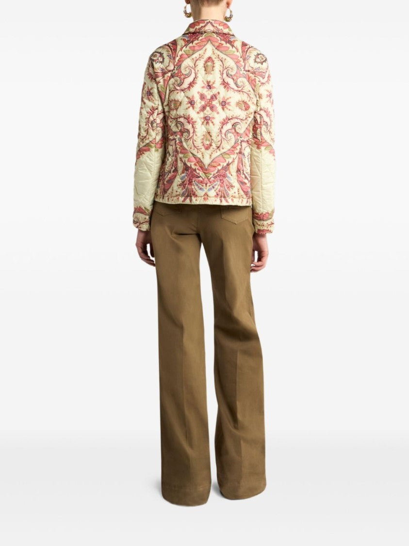 Etro Quilted Floral Pattern Jacket
