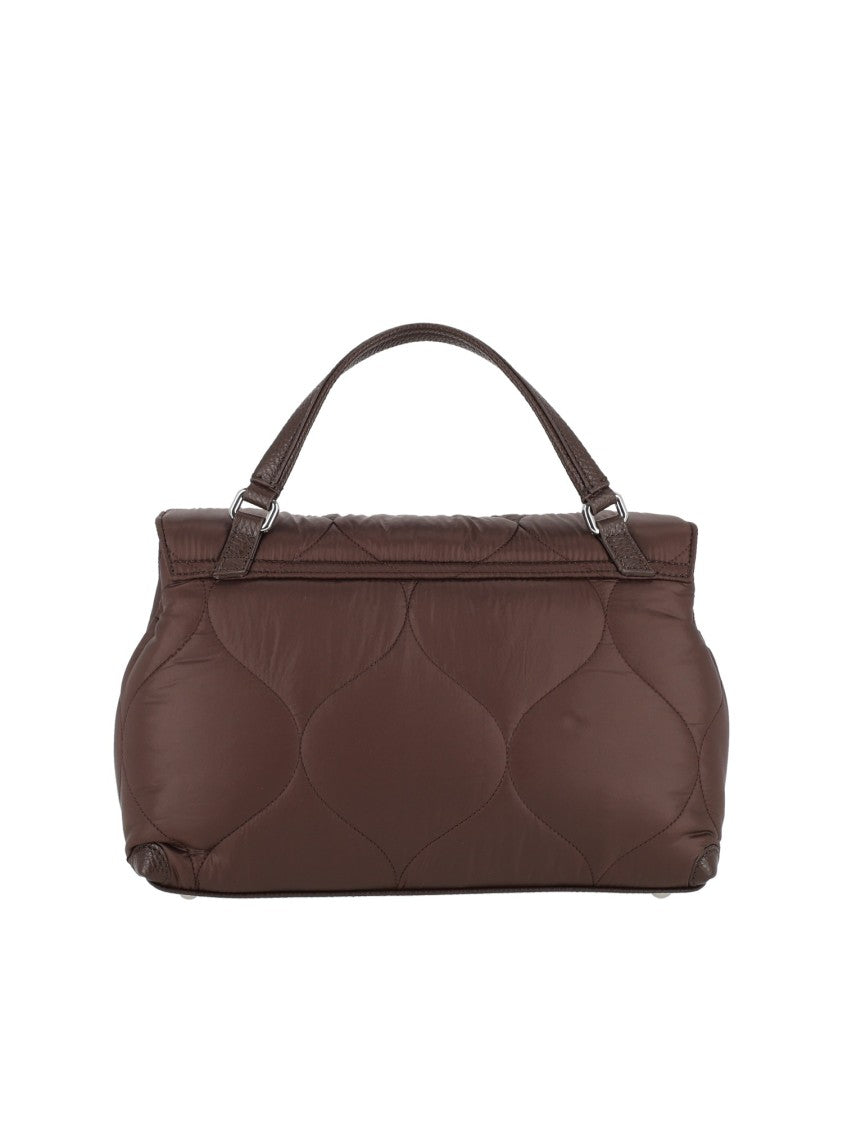 Zanellato Srl Brown Lunaria Quilted Leather Handbag