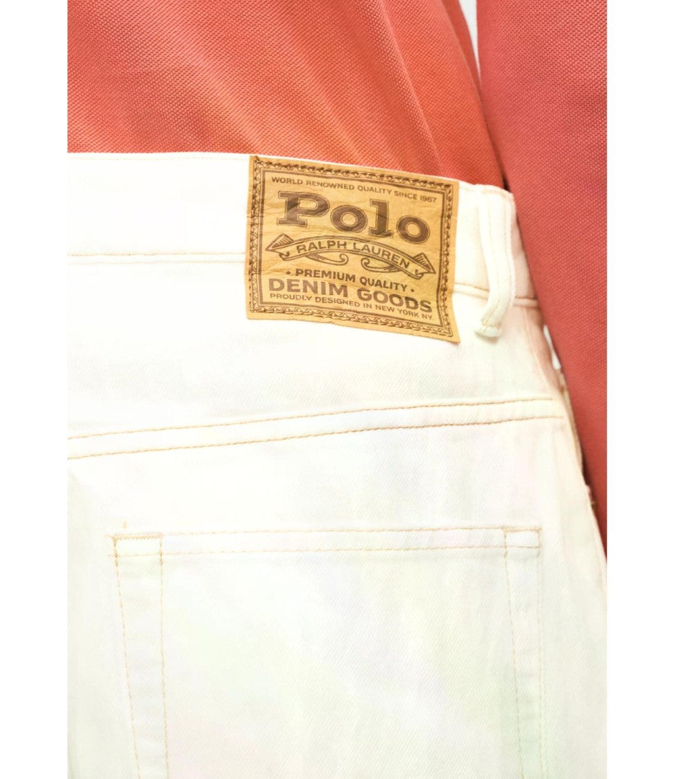 Lauren Ralph Lauren Pristine White High-Waisted Wide-Leg Pants