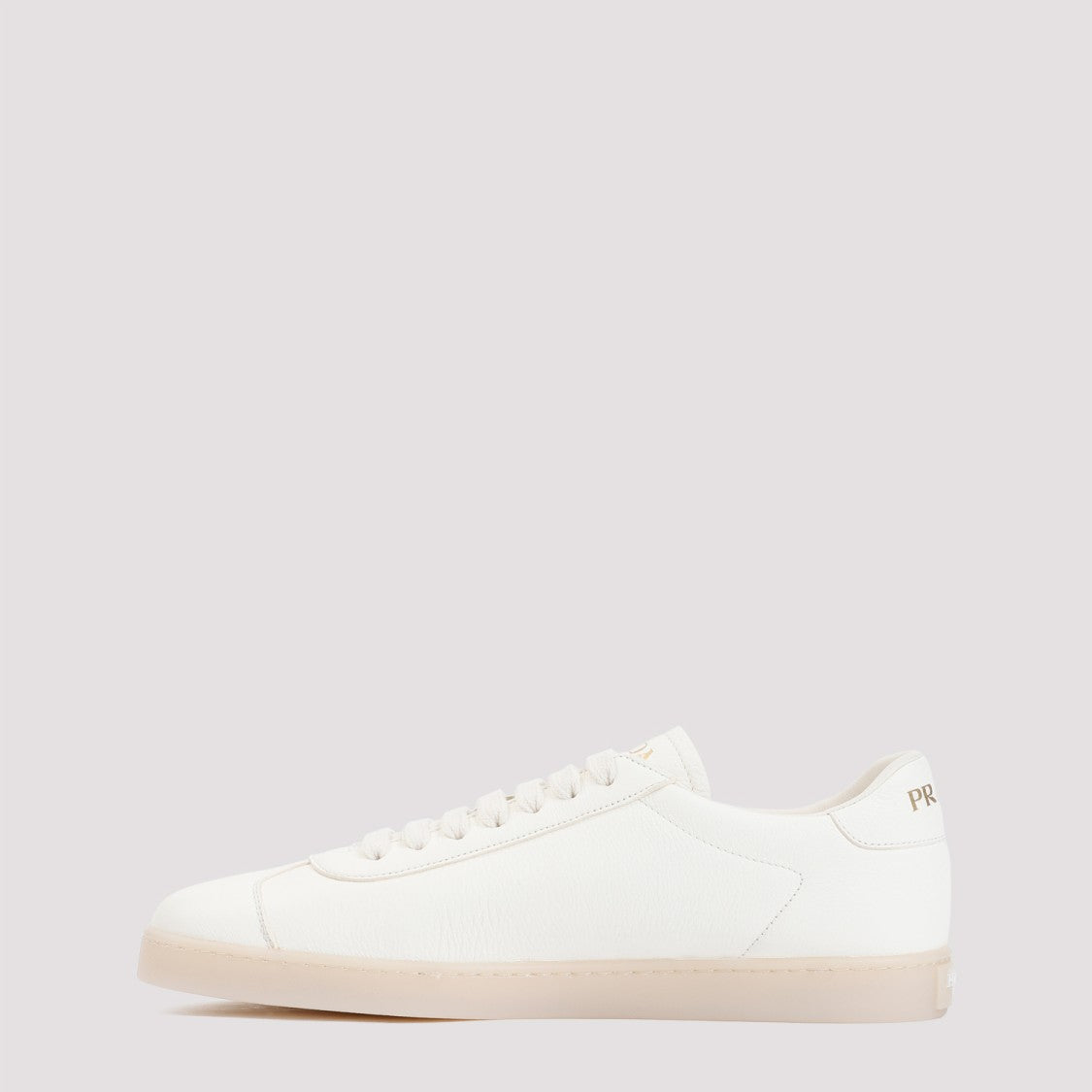 Prada Iane Ivory Deer Leather Sneakers