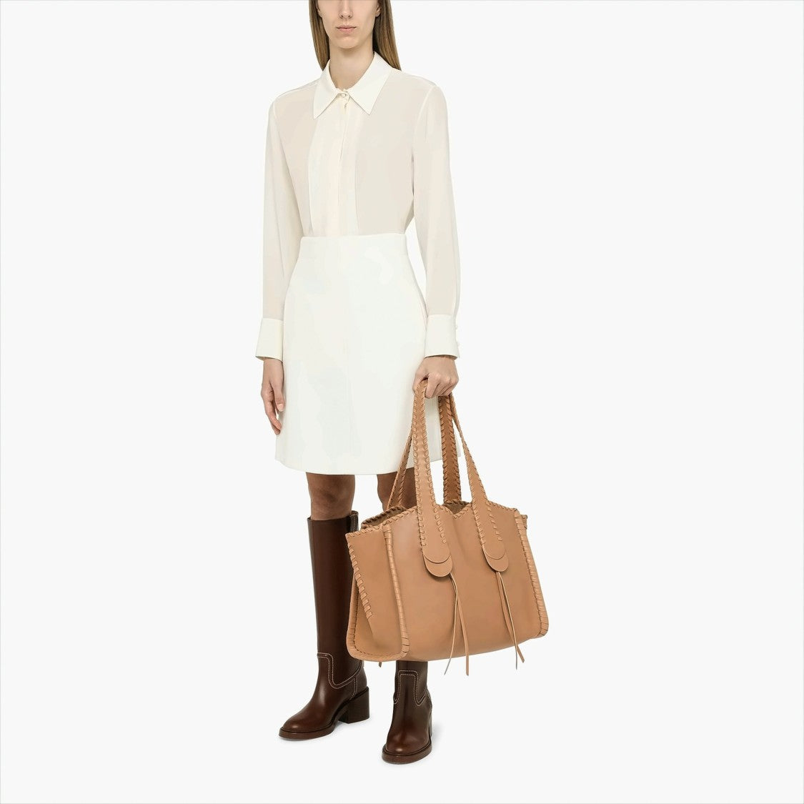 Chloé Medium Calfskin Tote Bag