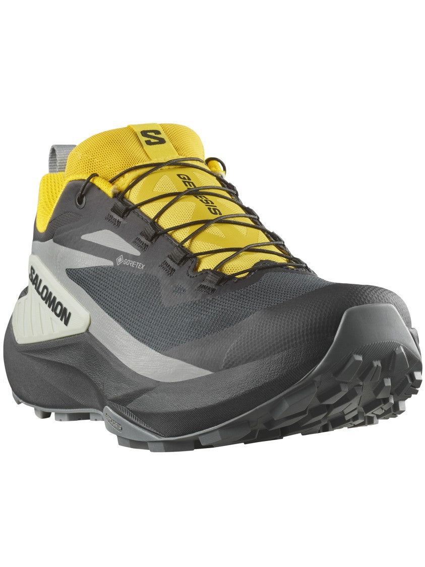 Salomon Black/Grey Genesis Gtx Trail Sneakers