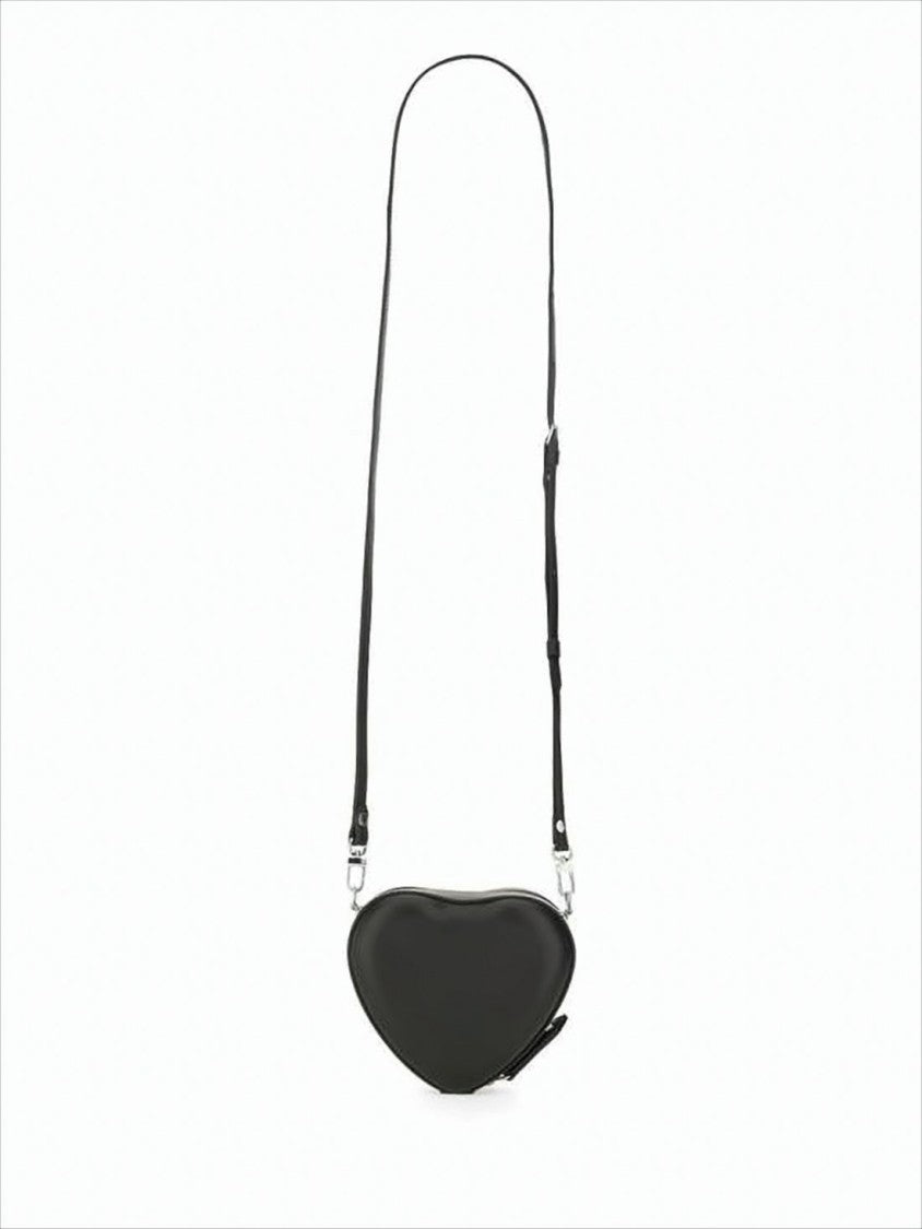 Vivienne Westwood Heart-Shaped Crossbody Bag In Smooth Lambskin Leather