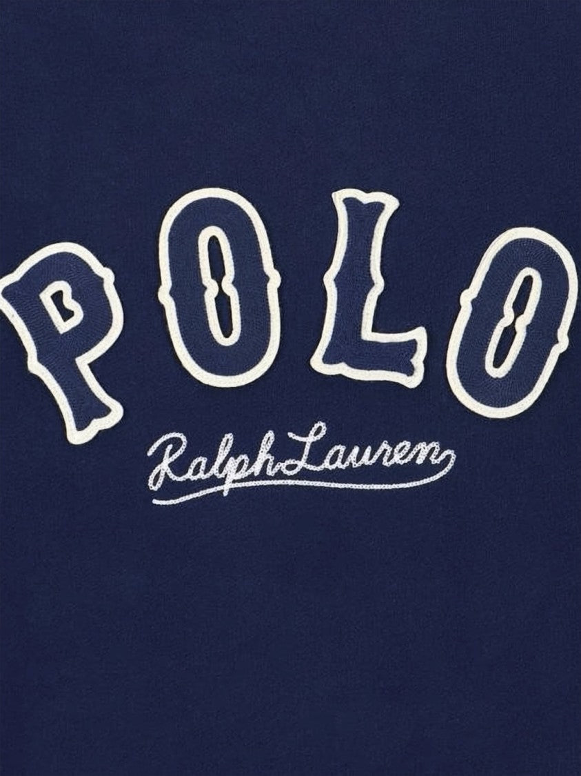 Polo Ralph Lauren Hooded Sweatshirt With Kangaroo Pocket And Script Detail