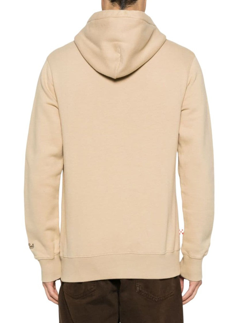 Mc2 Saint Barth Relaxed Fit Beige Hoodie