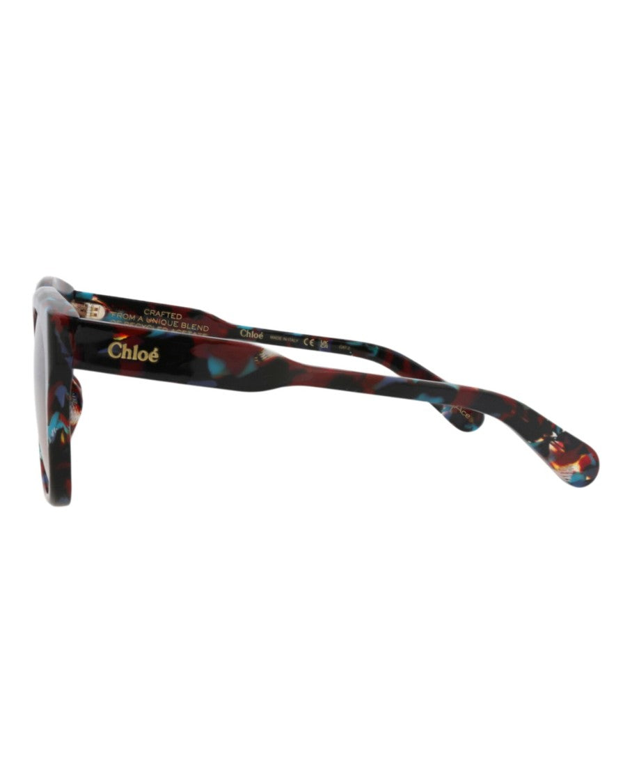 Chloé Square-Frame Recycled Acetate Sunglasses
